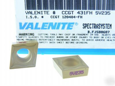 New 50 valenite ccgt 431 fh SV235 carbide inserts I994