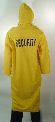 New security raincoat by ironwear (yellow) 