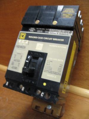 Square d i-line circuit breaker FA34020 20AMP a 20 amp