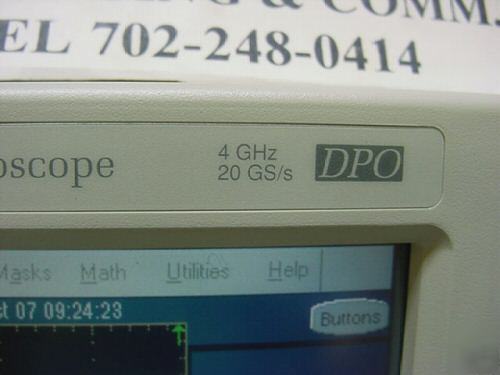 Tektronix tds-7404 4GHZ digital phosphor oscilloscope