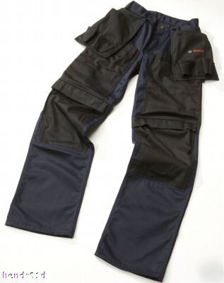 Bosch workwear mens work trousers + holsters 34