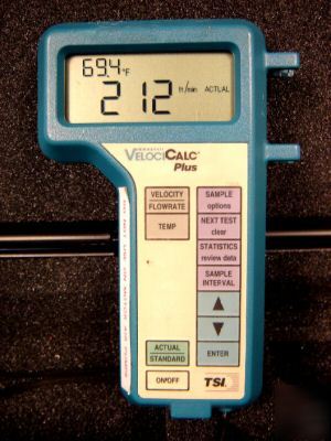 Used: tsi model 8384A velocicalc plus flow meter (5081)