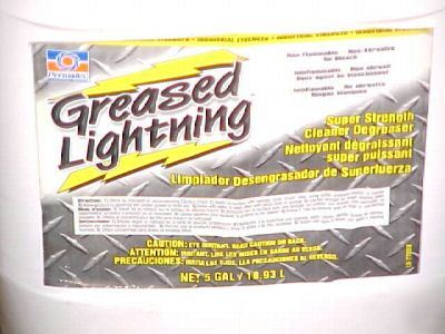 Permatex greased lightning super degreaser 5-gallons