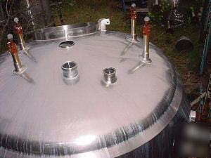 200 gallon ss jacketed process tank