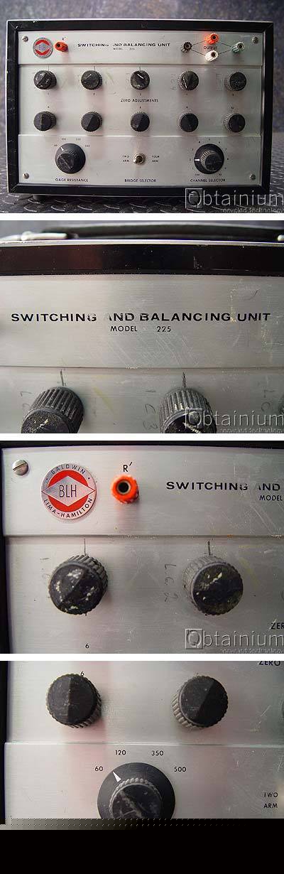 Blh model 225 switching & balancing unit