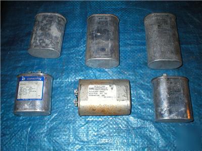 Lot 6 capacitors general electric mars