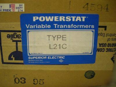 New powerstat transformer superior electric co.