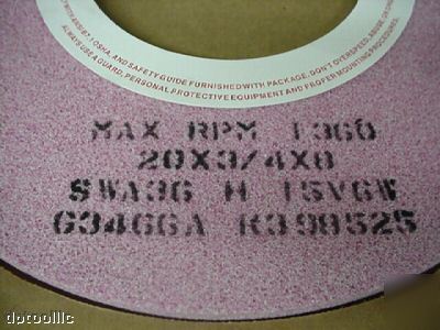 New radiac national centerless grinding wheel 20X3/4X8