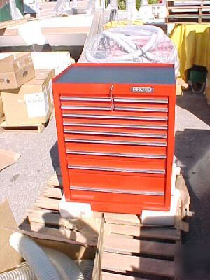Proto stanley red pro 11 drawer toolbox ret $600+