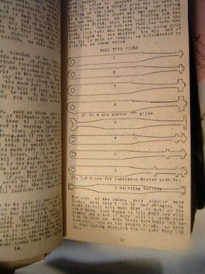 Reed general code book for locks copyrighted 1947 #4