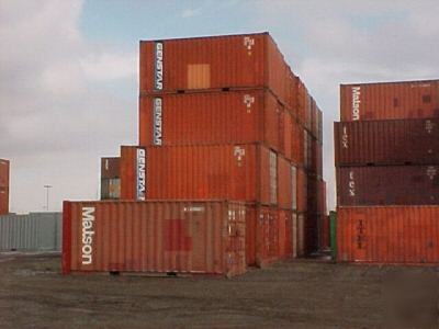 20' used storage container/shipping containers-chicago