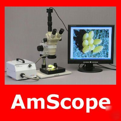 5MP camera + 3.25X-90X industrial inspection microscope