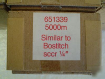 7 boxes of 651339 staples similar to bostitch sccr 1/4