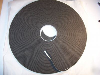 72 yds 1/8 x 1/4 3M black single coat vinyl foam tape
