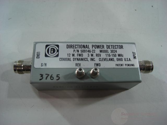 Coaxial dynamics, inc 3024 directional power detector