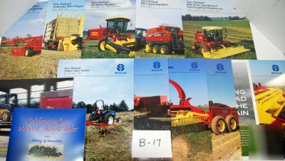 New (13) - new holland brochures - see list/pict.