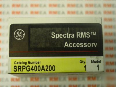 New ge spectra SRPG400A200; 200 amp rating plug - 