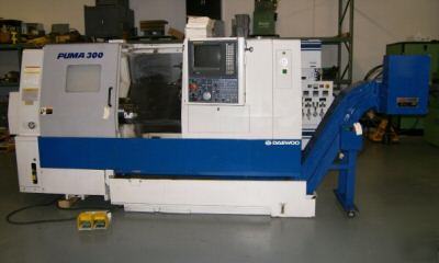 #PUMA300C daewoo slant bed cnc turning center '99