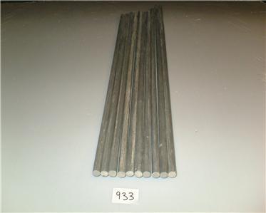 Fiberglass reinforced rod .490 inch diameter 10 pieces