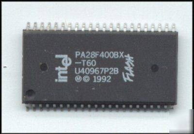 28F400 / PA28F400BX-T60 / PA28F400BX flash memory