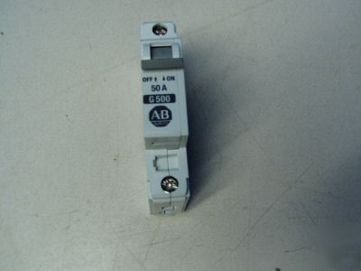 Allen bradley 50A 1P circuit breaker m/n: 1492-CB1 G500