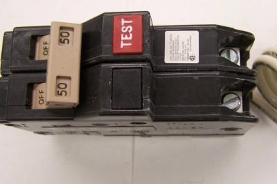 New cutler hammer ch circuit breaker 2P 50A CH250GF