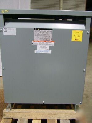 New step down transformer square d,KVA112.5,HV480,PH3