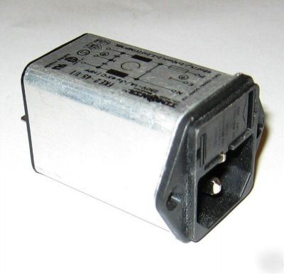 Iec mains inlet fused filter plug timonta fke 2 -45-1/i