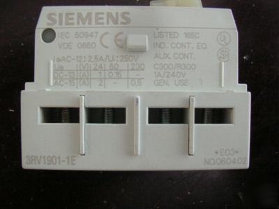 Siemens 3RV1901-1E,motor protectors/contactor/breaker