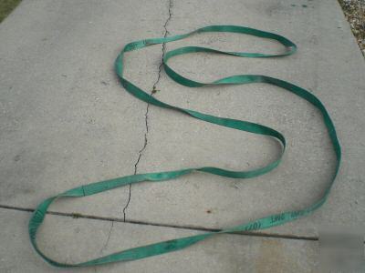 (3) polyester endless web strap. lifting crane sling 