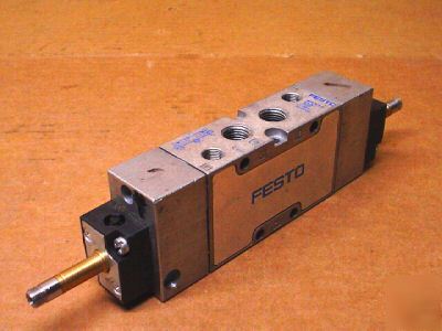 Festo 19787 mfh-5/3G-1/4-b solenoid valve -used