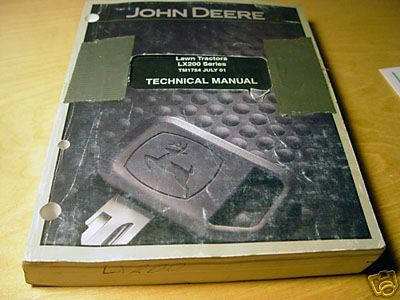John deere LX255 LX266 LX277 LX279 LX288 service manual