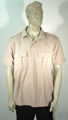 New tactical coolmax polo shirts brand new (tan)