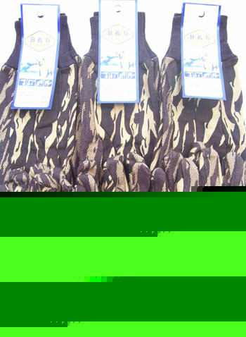 6 pr camo brown jersey work gloves w/ dots hunting $18