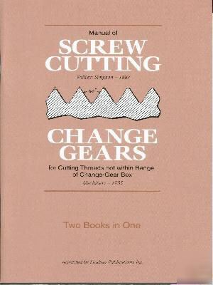 Manual of screw cutting & change gears how to book