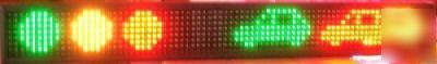 Multi-color led programmable message sign not neon