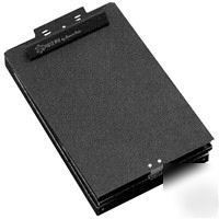 Posse box metal clip board black vinyl police