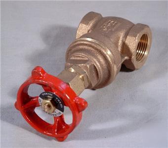 New milwaukee valve 3/4 inch bronze gate 105
