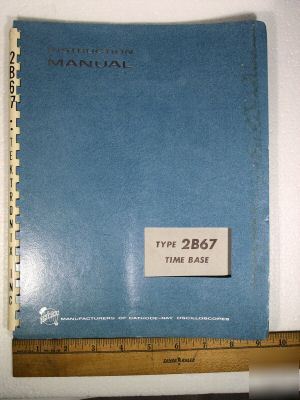 Tektronix 2B67 time bse manual 