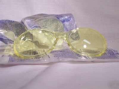 5 uvex amber bandit safety glasses replacement lens nip