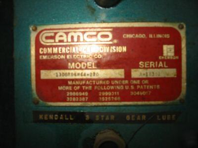 Large camco 6 position indexing table