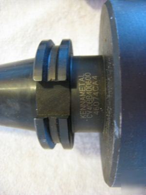 Lot of 2 cat 40 tooling, blank kennametal and other