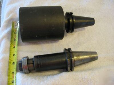 Lot of 2 cat 40 tooling, blank kennametal and other