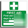 First aid avail.from ..sign-a.vinyl-300X300MM(sa-027-al