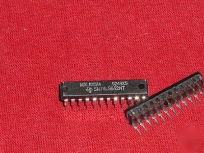 50 pcs. ti# SN74LS652NT, octal bus xceiver and register