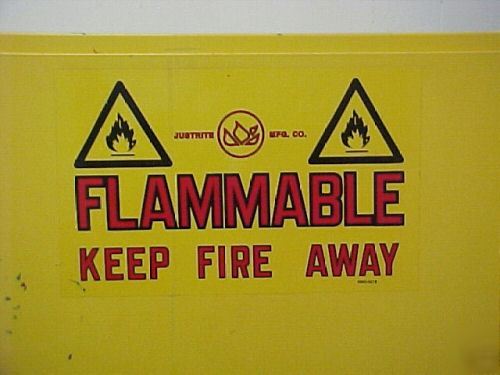 Large firefroof (fm) app. osha reg. fireproof cabinet