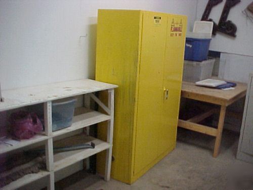 Large firefroof (fm) app. osha reg. fireproof cabinet