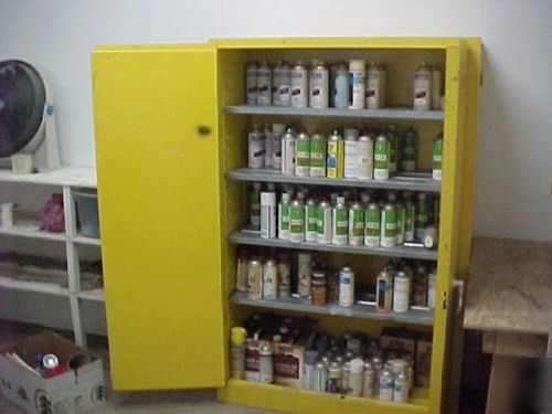 Large firefroof (fm) app. osha reg. fireproof cabinet