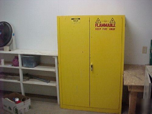 Large firefroof (fm) app. osha reg. fireproof cabinet