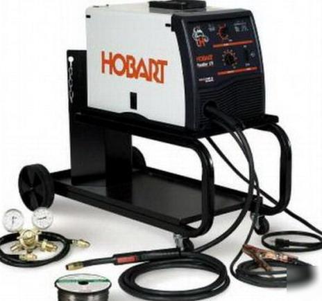 New hobart handler 187 mig welder w/cart 500527 